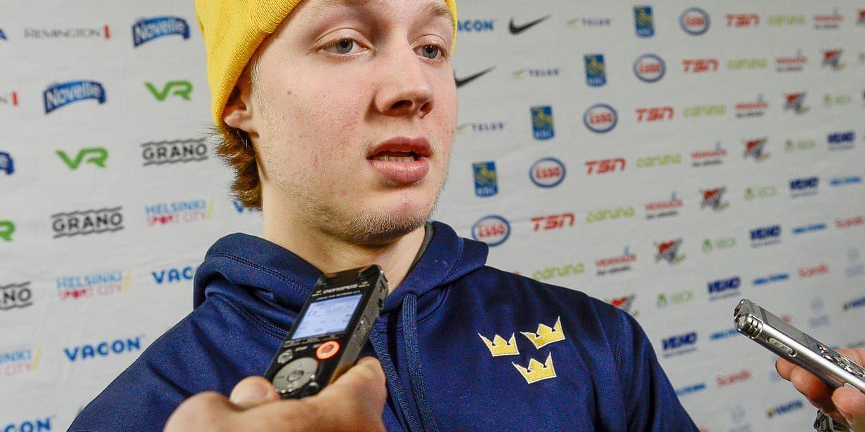 Alexander Nylander ska kliva fram i matchen mot USA. Arkivbild.