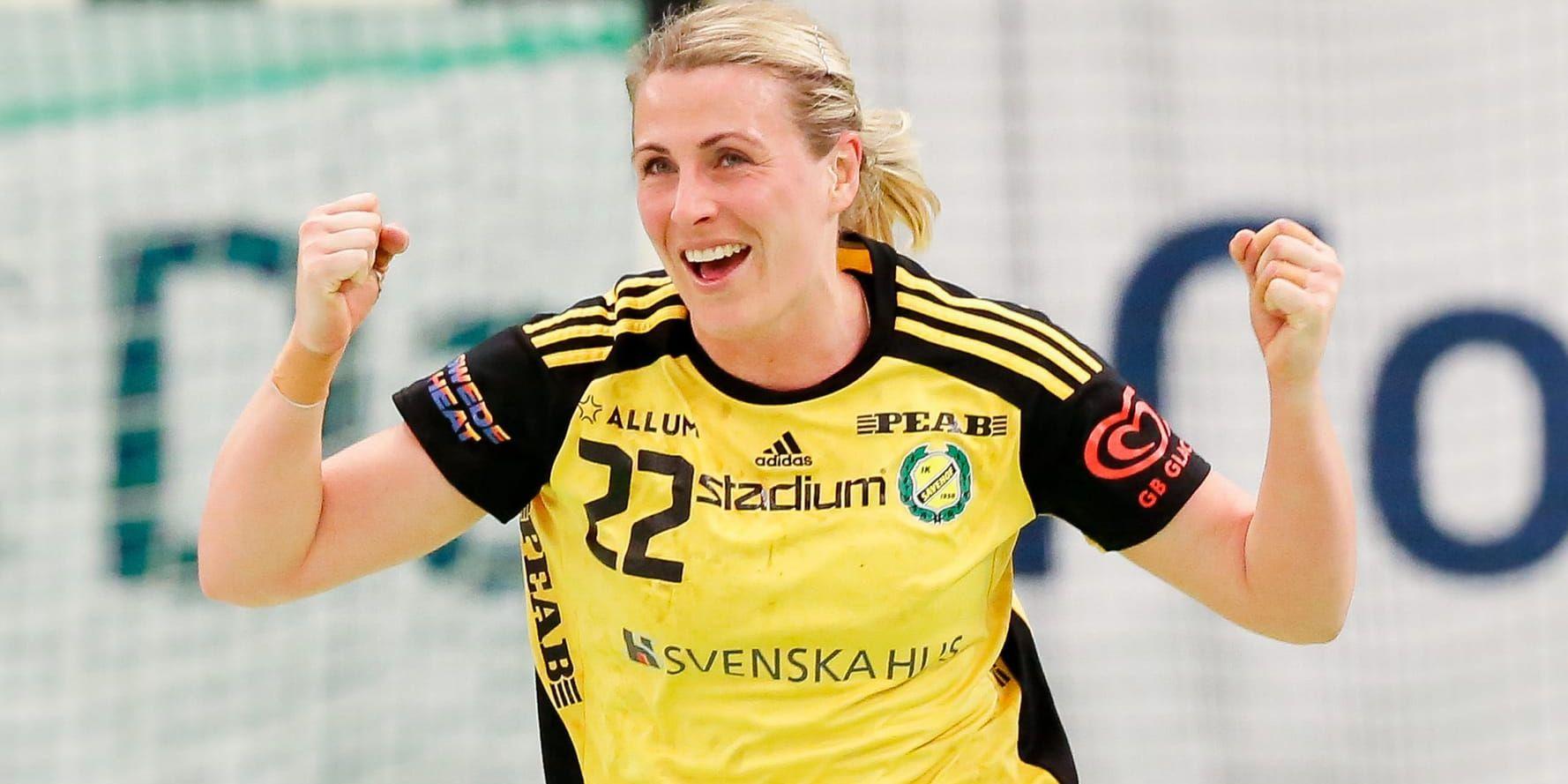 Sävehofs Johanna Ahlm slutar med handbollen efter slutspelet. Arkivbild.