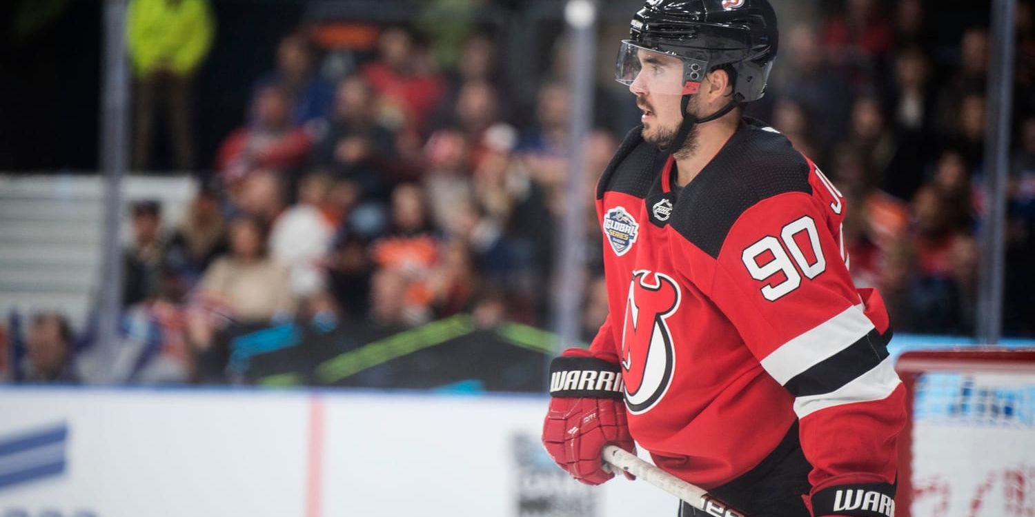 New Jersey Devils Marcus Johansson fick fira sin 28-årsdag med seger mot Edmonton i Scandinavium.