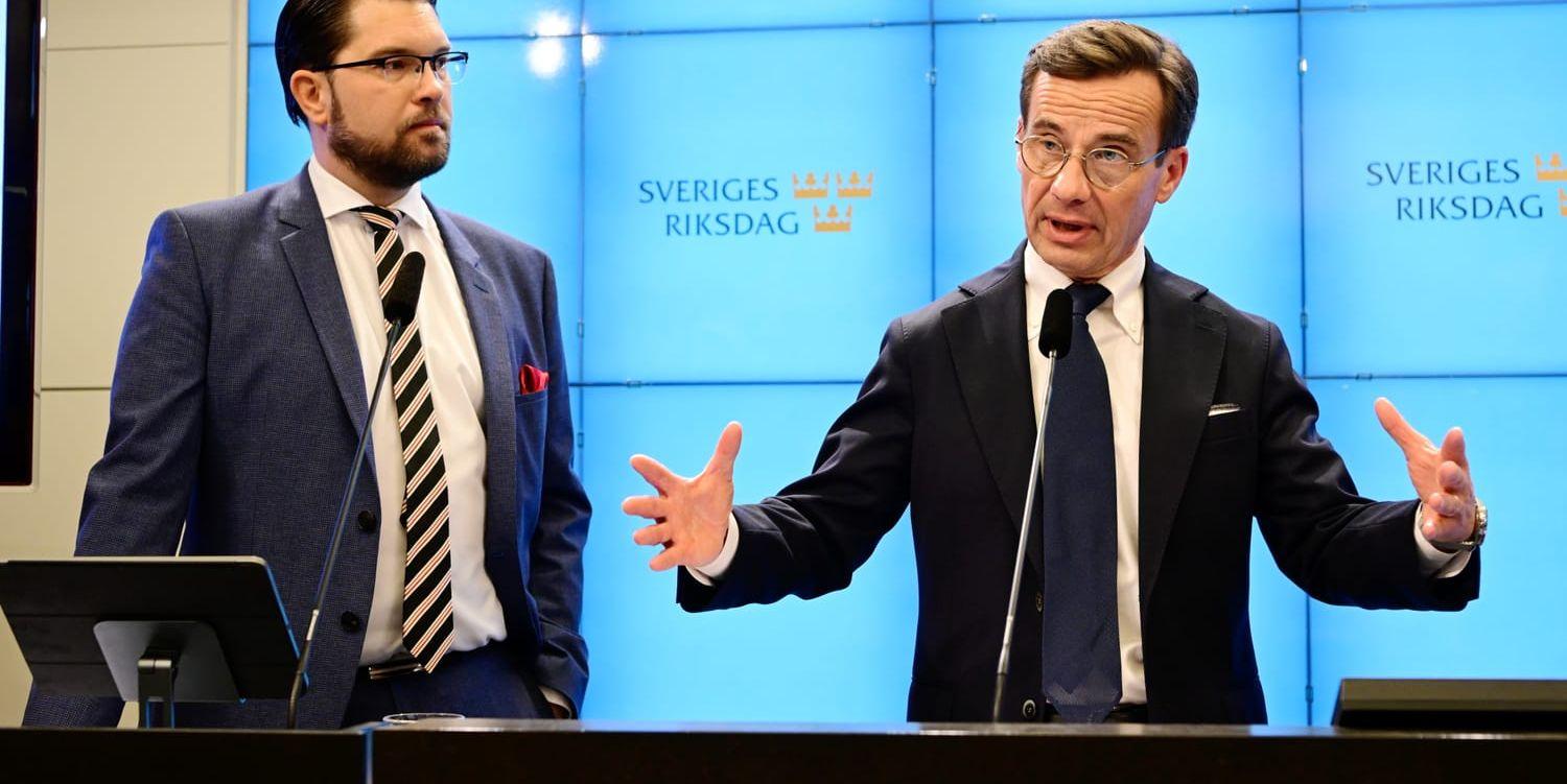 SD är inte ens med i dagens regering, grundlurade på kompotten av Moderaterna, skriver insändarskribenten.